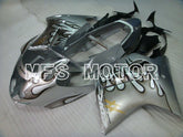 Honda CBR1100XX 1996-2007 Injection ABS Fairing - Flame - Silver - MFS3250